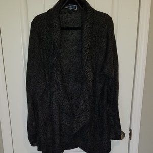 Karen Scott Ruffled Front Cardigan 3x